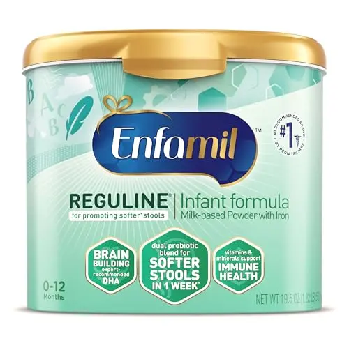 Enfamil Reguline baby formula powder tub