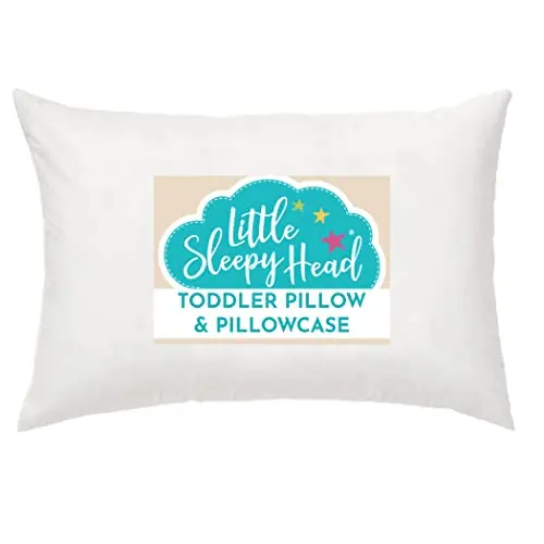 Little Sleepy Head hypoallergenic toddler pillow with cotton cover