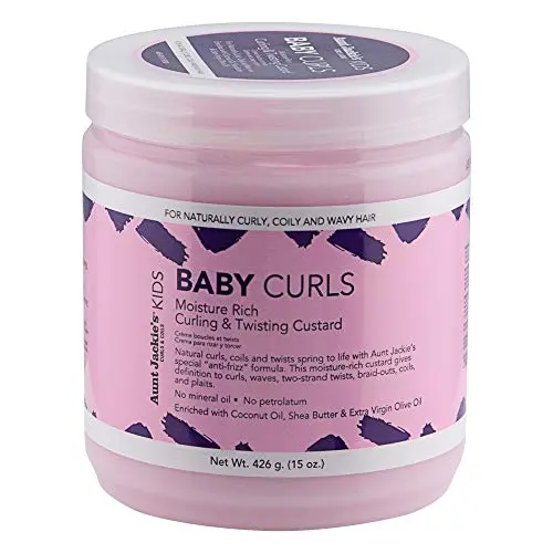 Aunt Jackie's Kids Baby Curls curling custard jar