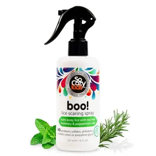 SoCozy Boo lice scaring spray with tea tree oil and rosemary