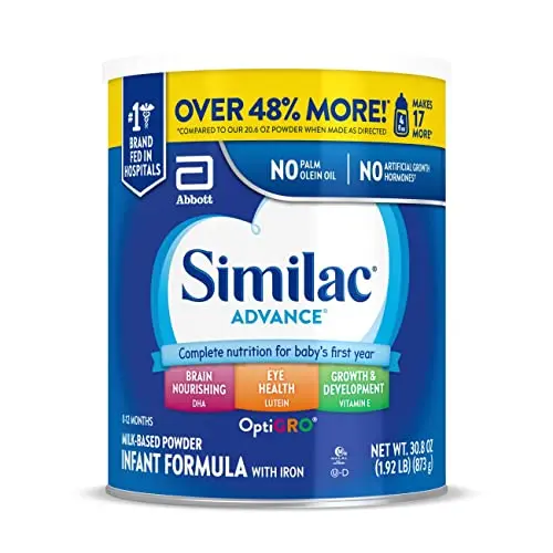 Similac Advance infant formula powder can