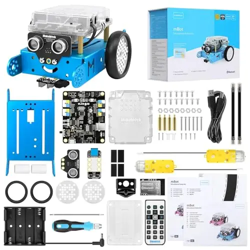 Makeblock mBot robot kit with remote control and coding cards