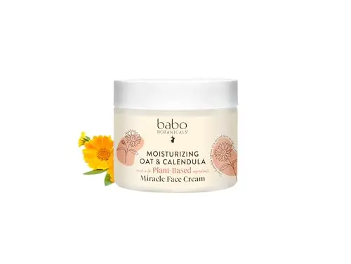 Babo Botanicals Oat and Calendula Face Cream for sensitive skin
