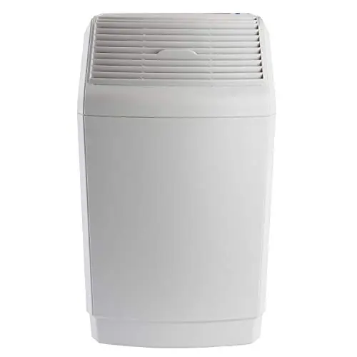 AIRCARE Space Saver evaporative humidifier with digital controls and large capacity