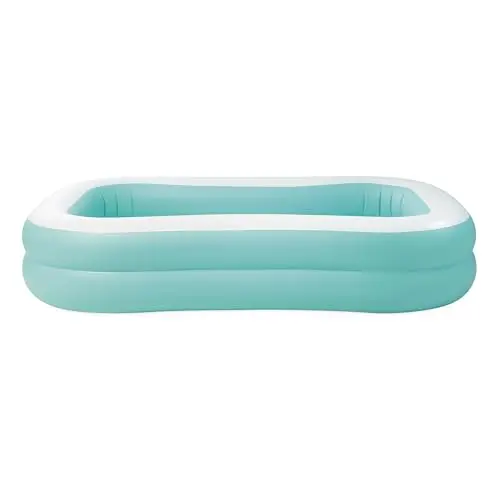 Intex Swim Center inflatable family pool in cyan color