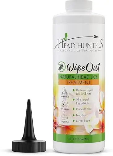 Head Hunters Wipeout natural lice treatment shampoo