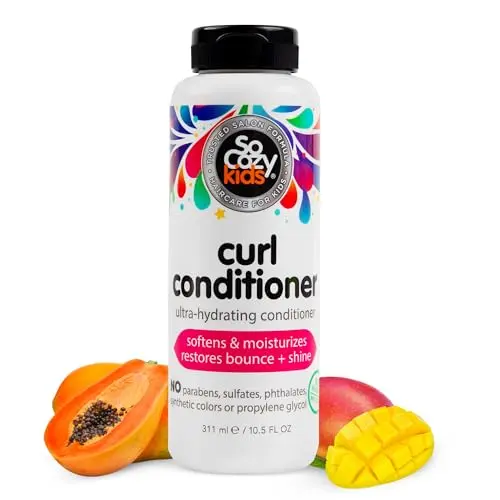 SoCozy Curl Conditioner for kids curly hair softness