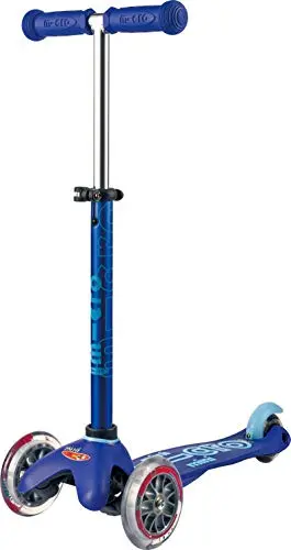 Micro Mini Deluxe blue 3-wheel scooter for toddlers