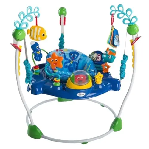 Baby Einstein Neptune's Ocean Discovery Jumper with ocean-themed toys and educational features