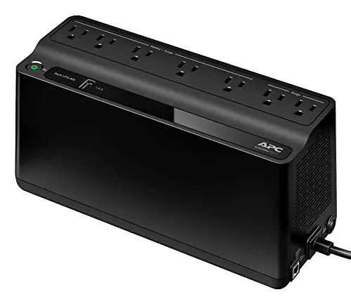 APC BE600M1 compact UPS battery backup