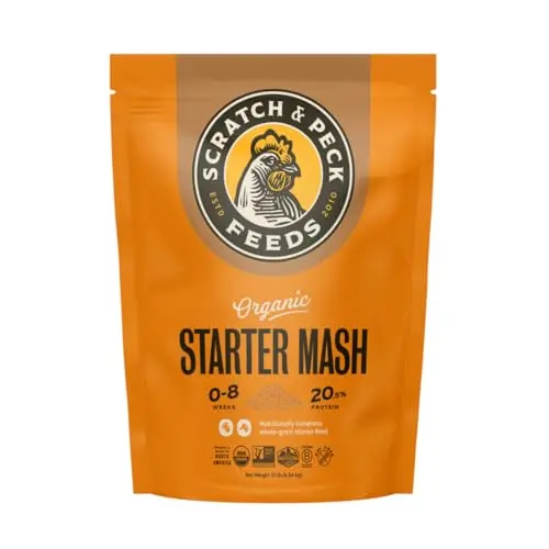 Scratch and Peck Organic Whole Grain Starter Mash for chicks
