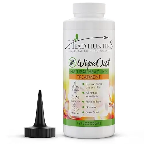 Head Hunters Wipeout natural lice treatment shampoo