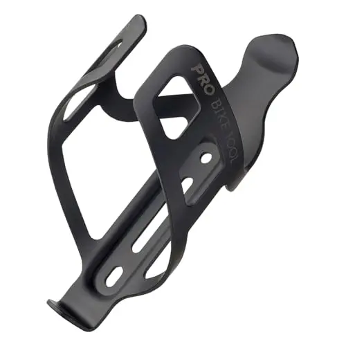 PRO BIKE TOOL aluminum water bottle cage mounted on a mountain bike frame