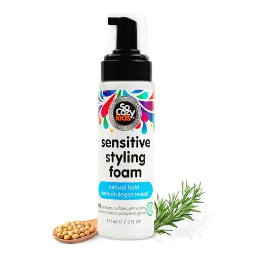 So Cozy Sensitive Styling Foam for kids hair