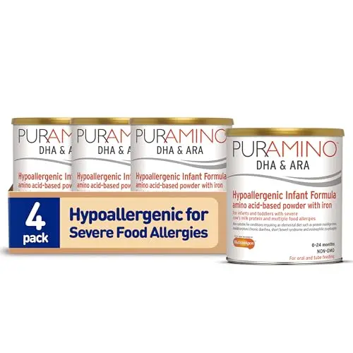 PurAmino hypoallergenic infant formula powder can