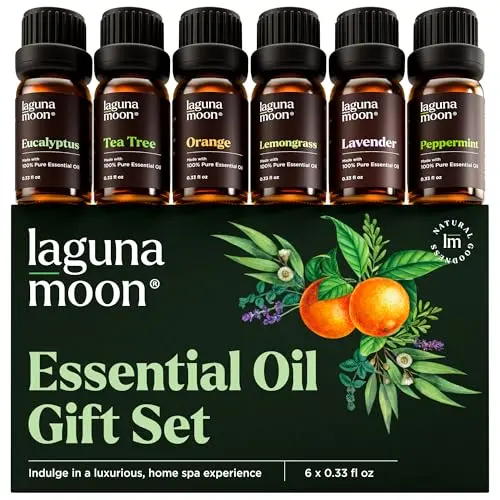 Lagunamoon essential oils set with six different scents