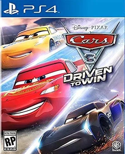 Cars 3 Driven to Win PlayStation 4 racing game cover