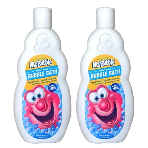 Mr. Bubble Extra Gentle bubble bath bottle for sensitive skin