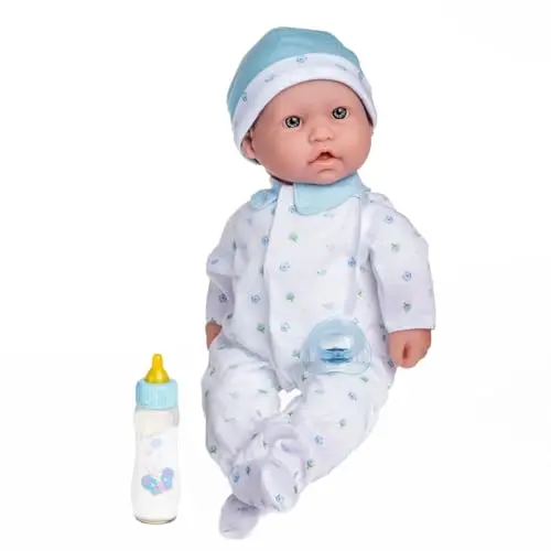 JC Toys La Baby 16-inch realistic soft body boy baby doll with removable outfit and accessories