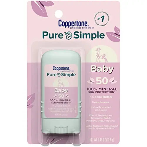 Coppertone Pure and Simple Baby Sunscreen Stick SPF 50