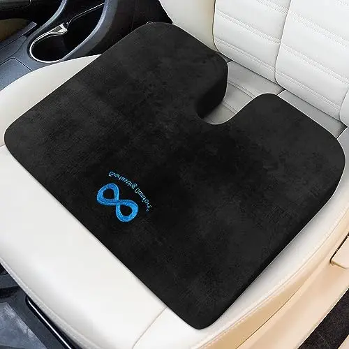 Everlasting Comfort wedge car seat cushion with memory foam