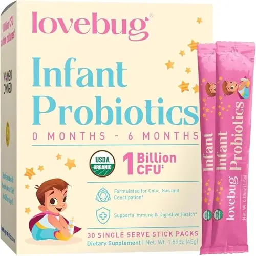 LOVEBUG Infant Probiotics powder packets
