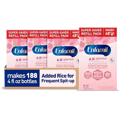 Enfamil A.R. baby formula powder can