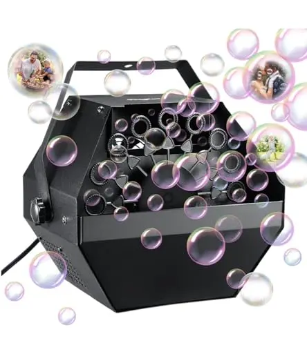 Theefun metal bubble machine with large tank and professional design