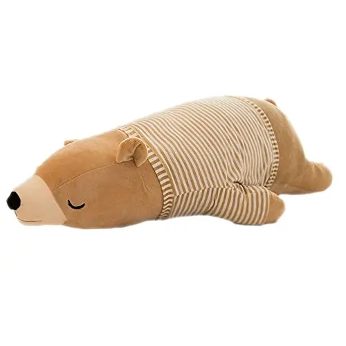 MMTTAO large brown polar bear stuffed animal for kids