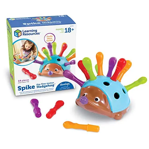 Learning Resources Spike the Fine Motor Hedgehog toy with colorful quills