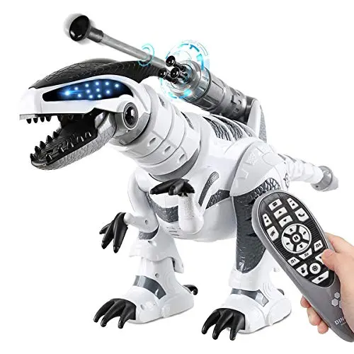 Fistone robot dinosaur with remote control and combat features