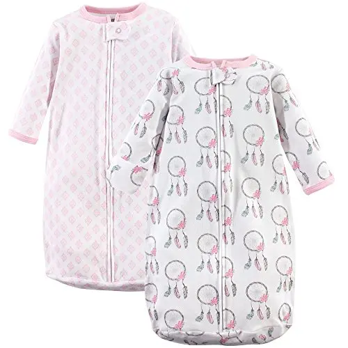 Hudson Baby unisex cotton wearable sleeping bag for newborns