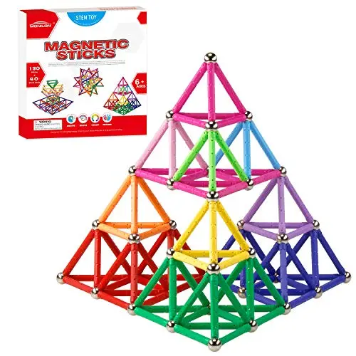 MONILON magnetic building sticks and balls construction set