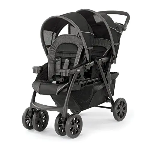 Chicco Cortina Together double stroller with car seat compatibility