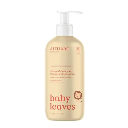 ATTITUDE 2-in-1 baby shampoo and body wash bottle