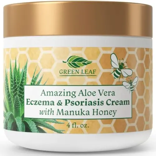 Green Leaf Naturals Manuka Honey Eczema Cream jar