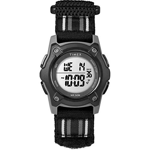 Timex Kids digital watch with nylon strap and chronograph