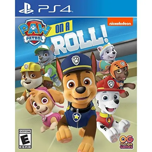 Paw Patrol On A Roll PlayStation 4 game featuring rescue pups