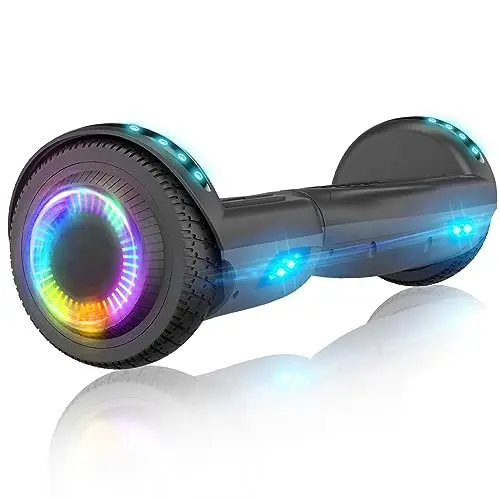 VEVELINE black hoverboard designed specifically for kids