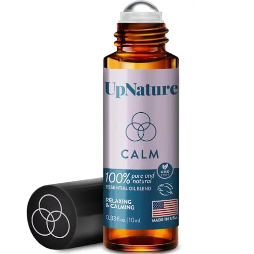 Natural essential oil roll-on for stress relief and relaxation