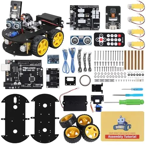 ELEGOO UNO R3 smart robot car kit with multiple modules