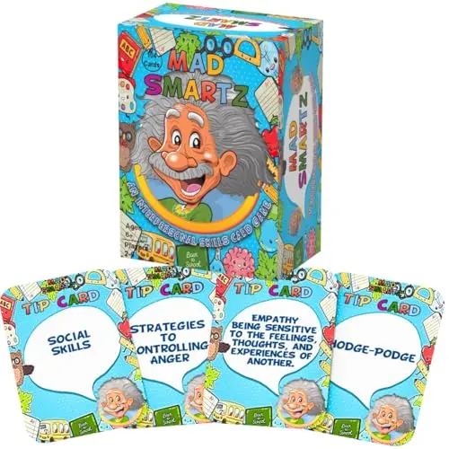 Mad Smartz social skills card game for kids with autism