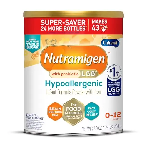 Enfamil Nutramigen hypoallergenic baby formula can