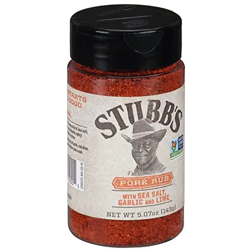 Stubb's Pork Rub shaker bottle