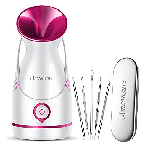 Amconsure nano ionic facial steamer with deep cleaning features
