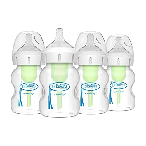 Dr. Brown's wide-neck anti-colic baby bottles