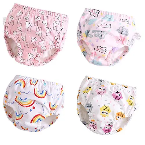 U0U toddler potty training pants with waterproof layer and cute patterns
