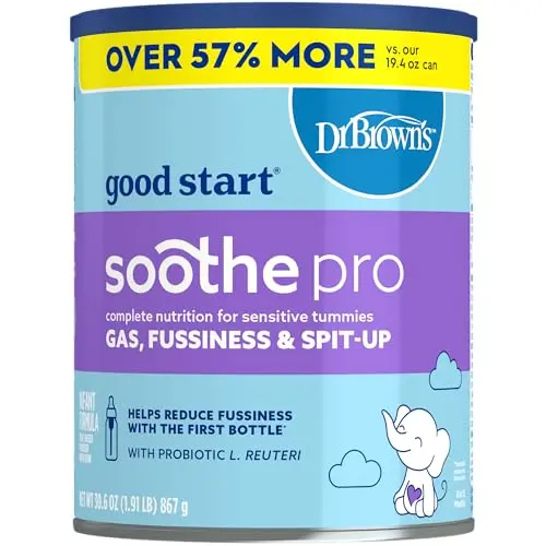 Good Start Dr. Brown's Soothe Pro baby formula with probiotics