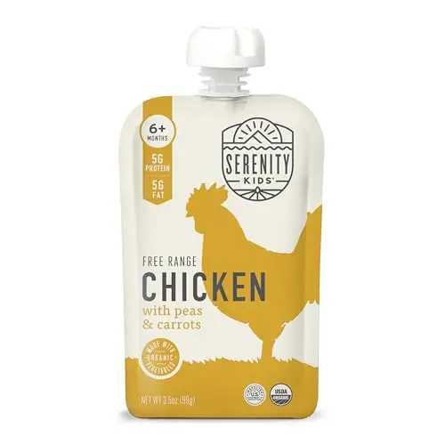 Serenity Kids Chicken Puree baby food pouch