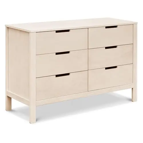 Carter's by Colby 6-Drawer Baby Dresser in washed natural